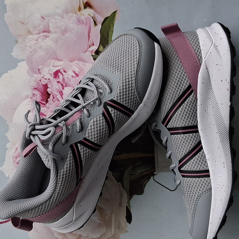 Women's Apex Ascent Sneakers Shoe  New Pink Gray  8
